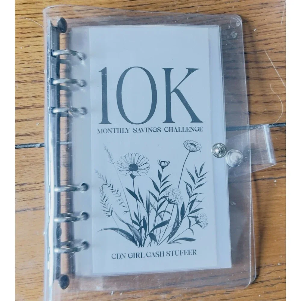 10K Envelope Challenge Budget Planner Money Saving Cash Challenge Book